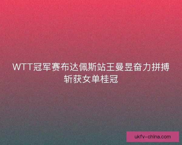 WTT冠军赛布达佩斯站王曼昱奋力拼搏斩获女单桂冠
